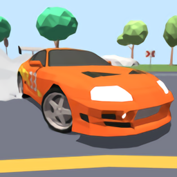 多边形漂移交通赛车游戏(polygon drift)
