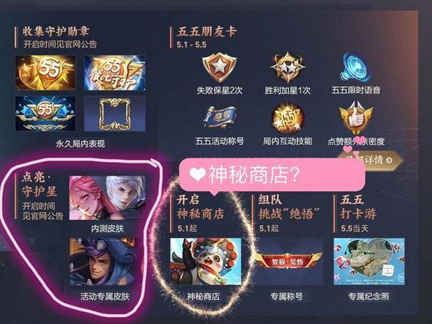 王者荣耀五五开黑节会有神秘商店吗