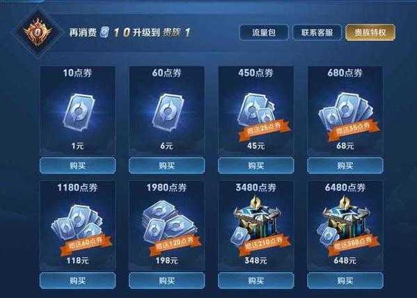 《王者荣耀》怎么赠送点券?