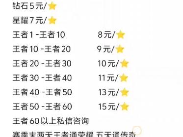 王者荣耀代练打手接单的代练标准是什么?