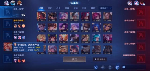 王者荣耀用什么英雄打排位比较好