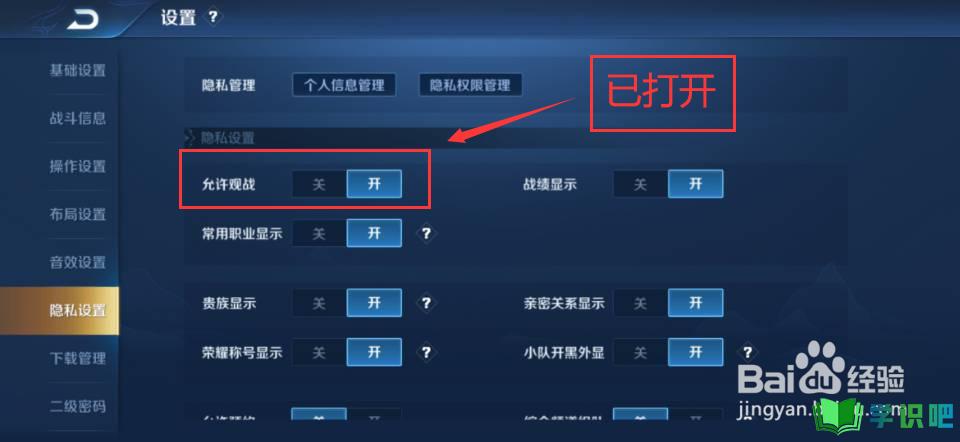 王者荣耀如何关闭观战