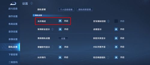 王者荣耀可以关闭观战吗