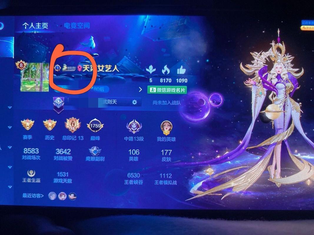 王者个人主页名字前面的数字是什么意思?