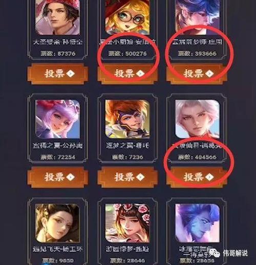 王者荣耀共创票选怎么投票