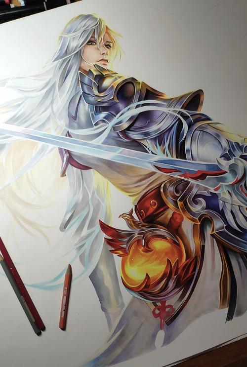 凤求凰李白插画-怎么画王者荣耀李白凤求凰
