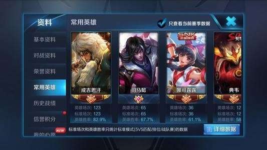 王者荣耀中谁是你的本命英雄测试