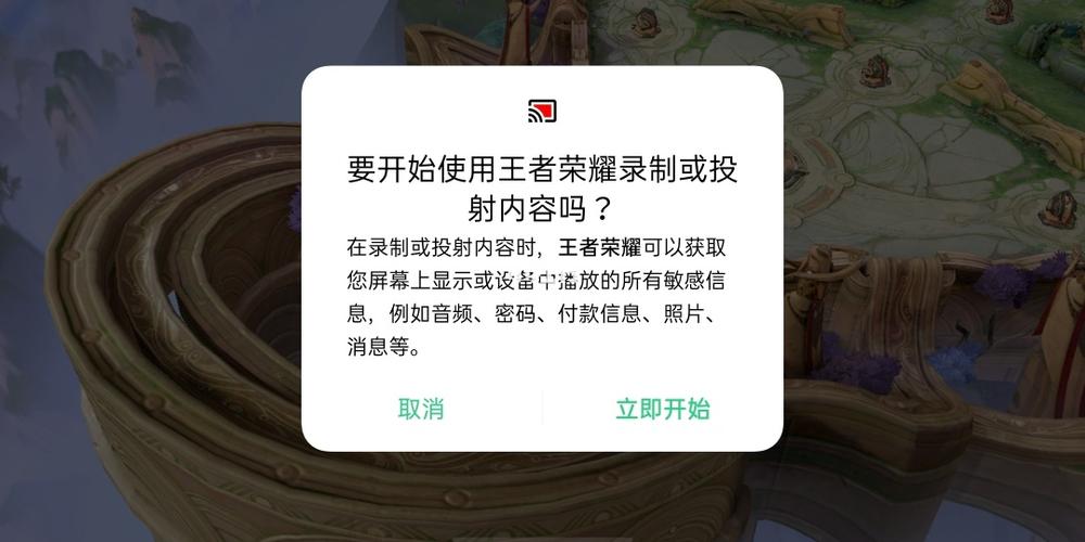 小米要开始使用王者荣耀录制或投射内容吗