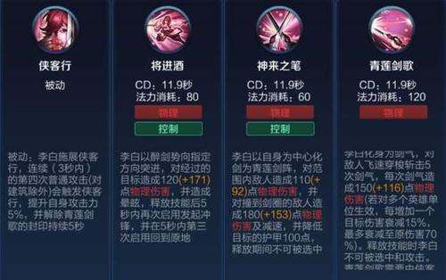 王者荣耀李白使用攻略